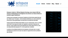What Octopuce.fr website looked like in 2020 (3 years ago)