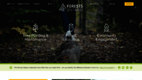 What Oforest.ca website looked like in 2020 (3 years ago)
