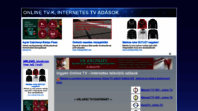 What Online-tv.hu website looked like in 2020 (3 years ago)