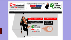 What Onakademi.com.tr website looked like in 2020 (3 years ago)