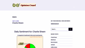 What Opinioncrawl.net website looked like in 2020 (3 years ago)