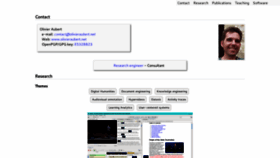 What Olivieraubert.net website looked like in 2020 (3 years ago)