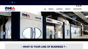 What Omia.fr website looked like in 2020 (3 years ago)
