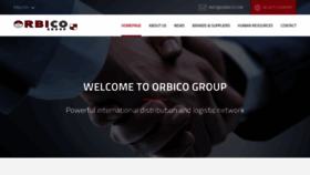 What Orbico.com website looked like in 2020 (3 years ago)