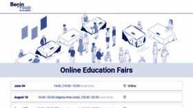 What Online.begin-expo.com website looked like in 2020 (3 years ago)