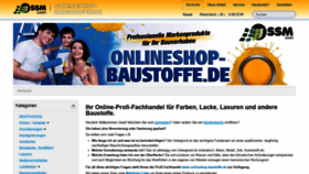 What Onlineshop-baustoffe.de website looked like in 2020 (3 years ago)