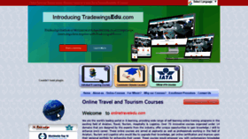 What Onlinetraveledu.com website looked like in 2020 (3 years ago)