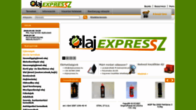 What Olajexpressz.hu website looked like in 2020 (3 years ago)