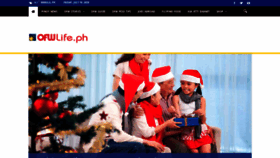 What Ofwlife.ph website looked like in 2020 (3 years ago)