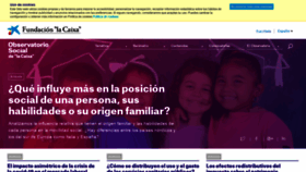 What Observatoriosociallacaixa.org website looked like in 2020 (3 years ago)