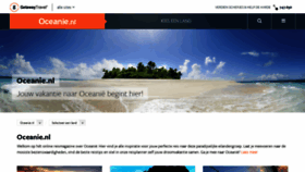 What Oceanie.nl website looked like in 2020 (3 years ago)
