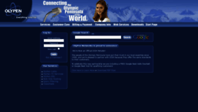What Olypen.com website looked like in 2020 (3 years ago)