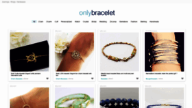 What Onlybracelet.com website looked like in 2020 (3 years ago)