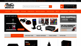 What Onlinetattoowholesale.com website looked like in 2020 (3 years ago)