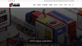 What Openboxchannel.com website looked like in 2020 (3 years ago)