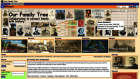 What Ourfamtree.org website looked like in 2020 (3 years ago)