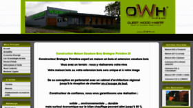 What Ouest-wood-habitat.fr website looked like in 2020 (3 years ago)