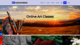 What Onlineartlessons.com website looked like in 2020 (3 years ago)