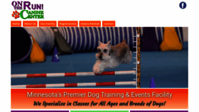 What Ontheruncaninecenter.com website looked like in 2020 (3 years ago)