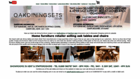 What Oakdiningsets.co.uk website looked like in 2020 (3 years ago)