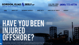 What Offshoreinjuries.com website looked like in 2020 (3 years ago)