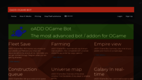 What Ogame-addons.eu website looked like in 2020 (3 years ago)