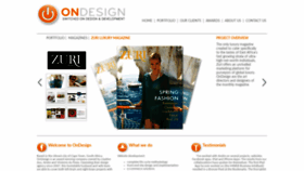 What Ondesign.co.za website looked like in 2020 (3 years ago)