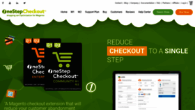 What Onepagecheckout.com website looked like in 2020 (3 years ago)
