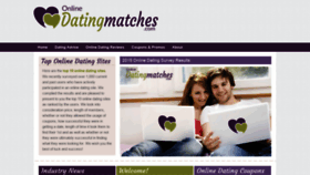 What Onlinedatingmatches.com website looked like in 2020 (3 years ago)