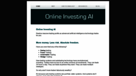 What Onlineinvestingai.com website looked like in 2020 (3 years ago)