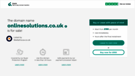 What Onlinesolutions.co.uk website looked like in 2020 (3 years ago)
