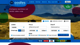 What Oodles.com website looked like in 2020 (3 years ago)