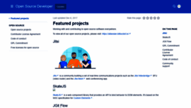 What Opensource.atlassian.com website looked like in 2020 (3 years ago)