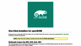 What Opensuse-community.org website looked like in 2020 (3 years ago)