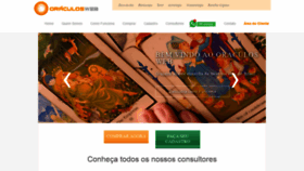 What Oraculosweb.com.br website looked like in 2020 (3 years ago)