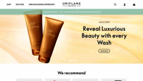 What Oriflame.co.in website looked like in 2020 (3 years ago)