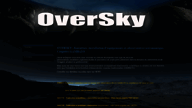 What Over-sky.fr website looked like in 2020 (3 years ago)