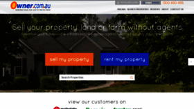 What Owner.com.au website looked like in 2020 (3 years ago)