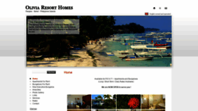 What Oliviaresort.com website looked like in 2020 (3 years ago)