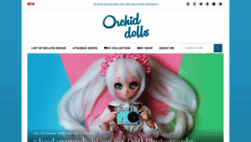 What Orchiddolls.com website looked like in 2020 (3 years ago)