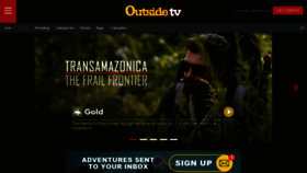 What Outsidetv.com website looked like in 2020 (3 years ago)