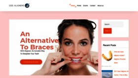 What Odsaligners.com website looked like in 2020 (3 years ago)
