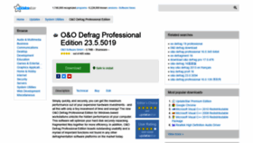 What O-o-defrag-professional-edition.updatestar.com website looked like in 2020 (3 years ago)