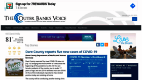 What Outerbanksvoice.com website looked like in 2020 (3 years ago)