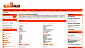 What Orangelinker.com website looked like in 2020 (3 years ago)