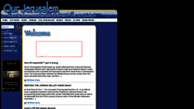 What Ourjerusalem.com website looked like in 2020 (3 years ago)