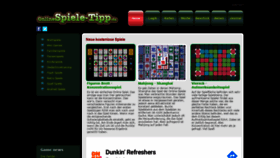 What Onlinespiele-tipp.de website looked like in 2020 (3 years ago)
