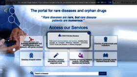 What Orphanet.org.uk website looked like in 2020 (3 years ago)