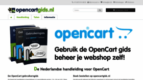 What Opencartgids.nl website looked like in 2020 (3 years ago)