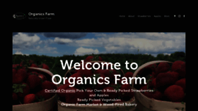 What Organicsfarm.ca website looked like in 2020 (3 years ago)